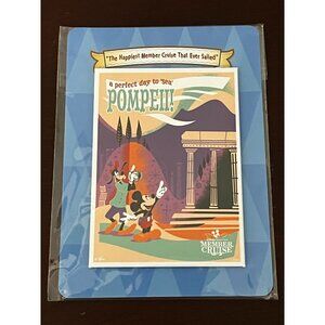 Rare 2024 Disney Bret Iwan Magnet Cruise Pompeii Italy Tour Cruise
